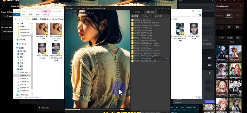 Stable Diffusion 最新版 纯文字生成视频